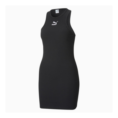 PUMA Rib Φόρεμα Γυναικείο Μαύρο (599591-01) 