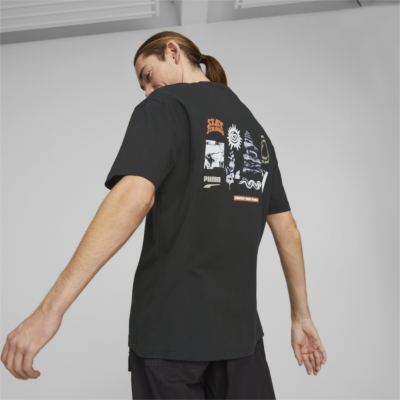 Puma T-Shirt Ανδρικό με Σχέδιο - Μαύρο (539181-01) 