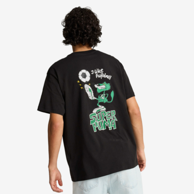 Puma Graphics Men’s Relaxed Tee - Black (628007-01) 
