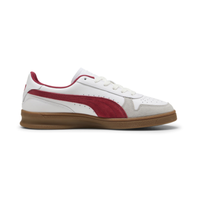 Puma Indoor Sneakers - White/ Dark Crimson (401360-03) 