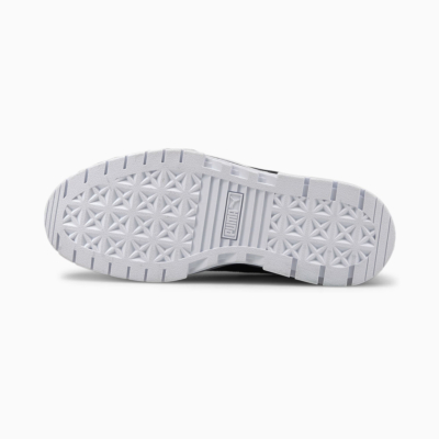 PUMA Mayze Leather Women Sneakers - White/ Black (sole) 