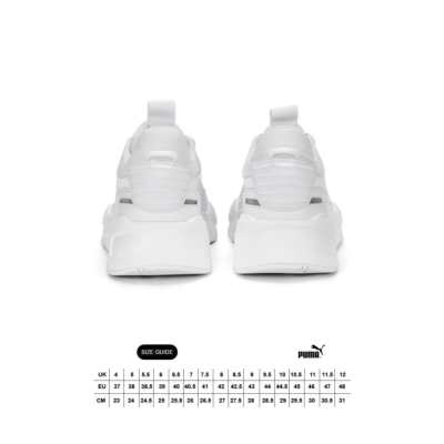 Puma RS-X Triple Unisex Sneakers - White (391928-02/ size guide) 