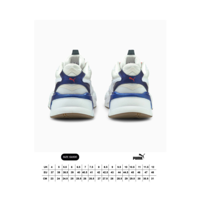 PUMA RS-X³ X-Mas Edition Sneakers - White/ Elektro Blue (size guide) 