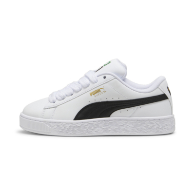 Puma Suede XL Leather Men’s Sneakers - White/ Black (397255-02) 
