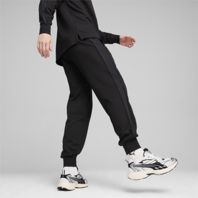 Puma T7 Jacquard Track Pants for Men in Black (624329-01) 