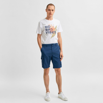 SELECTED Marcos Cargo Shorts in Insignia Blue (16078883)