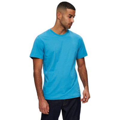 SELECTED Norman O Neck Tee (16077365-Bluejay)