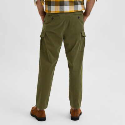 SELECTED Wick Cargo Tapered Men Pants (16083951-Moss) 