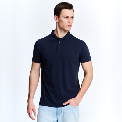 Staff Thomas Pique Slim Polo - Blue Navy (64-406.051.N0045) 