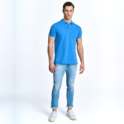 Staff Ανδρική Μπλούζα Πικέ Polo - Μπλε (64-406.051.N0282) 