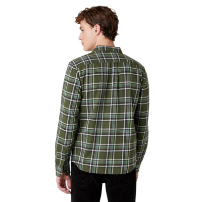 WRANGLER Two Pocket Flap Flannel Men Shirt - Rifle Green (W5A53WG13)