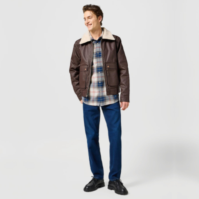 Wrangler Greensboro Jean Ανδρικό Ίσιο - Έντονο Μπλε (112357414) 