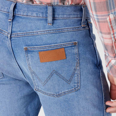Wrangler Larston Jeans Slim Tapered - Cool Twist (W18SYLZ70/ label patch)