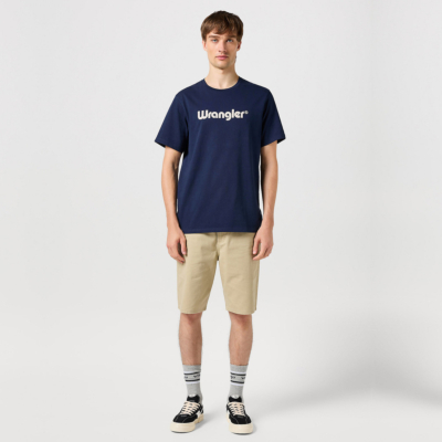 Wrangler T-Shirt Ανδρικό με Λογότυπο - Μπλε (112350524)