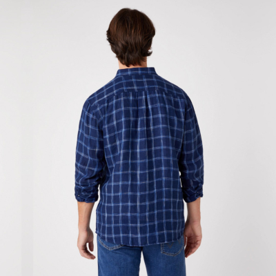 WRANGLER 1 Pkt Shirt Men in Limoges Blue (W5A11KX50) 