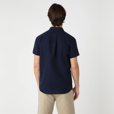 WRANGLER One Pocket Short Sleeve Men Shirt in Navy (W5J7LO114) 