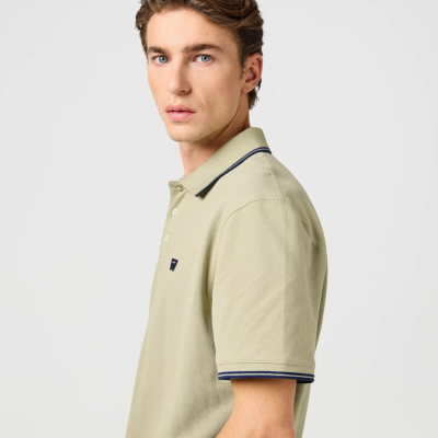 Wrangler Πικέ Μπλουζάκι με Γιακά Ανδρικό (112362829)
