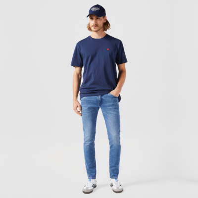 Wrangler T-Shirt Ανδρικό Μονόχρωμο - Μπλε (112350434)