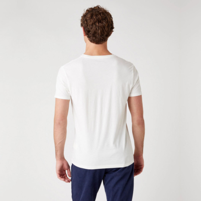 WRANGLER Summer Men T-Shirt in Off White (W7ATD3737)