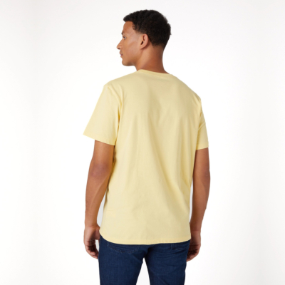 Wrangler Varsity T-Shirt for men in Pineapple Slice (W7BLEEY36)