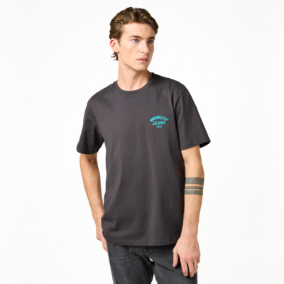Wrangler Woven Small Logo Relaxed Men’s Tee - Faded Black (112362800) 