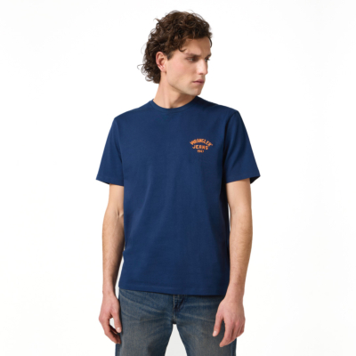 Wrangler Woven Small Logo Relaxed Men’s Tee - Navy (112362807) 