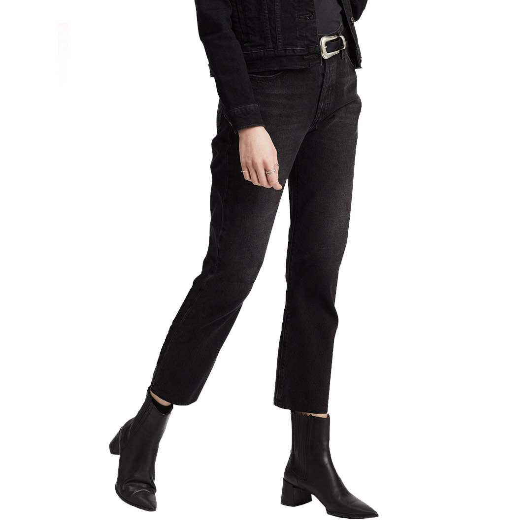 District Concept Store - Levi's® 501® Crop Women Jeans - Black Heart  (36200-0085)
