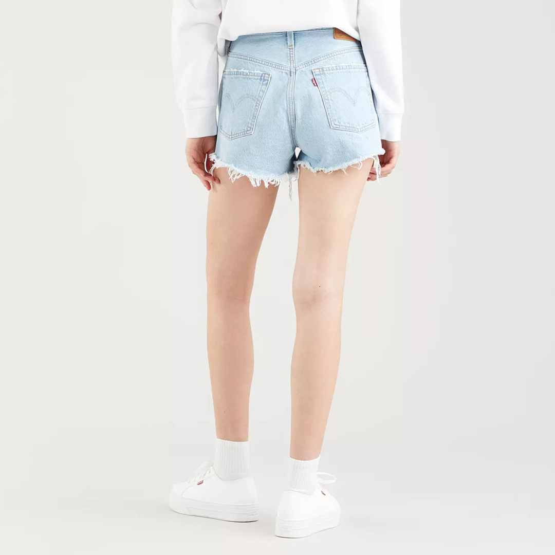 Levi's 501 high rise shorts with hotsell raw edge