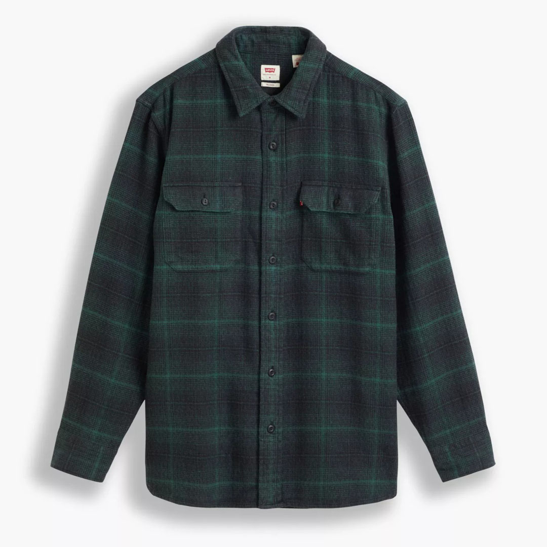District Concept Store - Levi's® Worker Flannel Unisex Shirt - Pineneedle  (19587-0165)