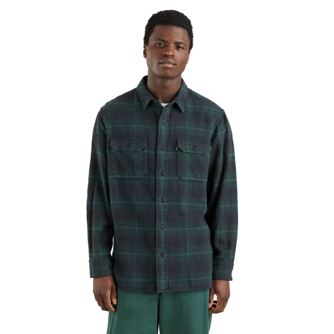veiligheid volwassen Denken District Concept Store - Levi's® Worker Flannel Unisex Shirt - Pineneedle  (19587-0165)