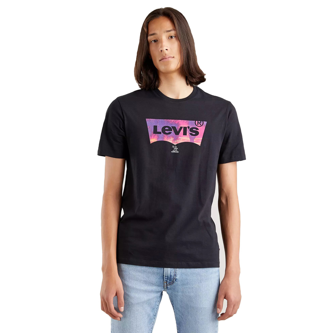 T-Shirt Levis Basic Noir pour Homme