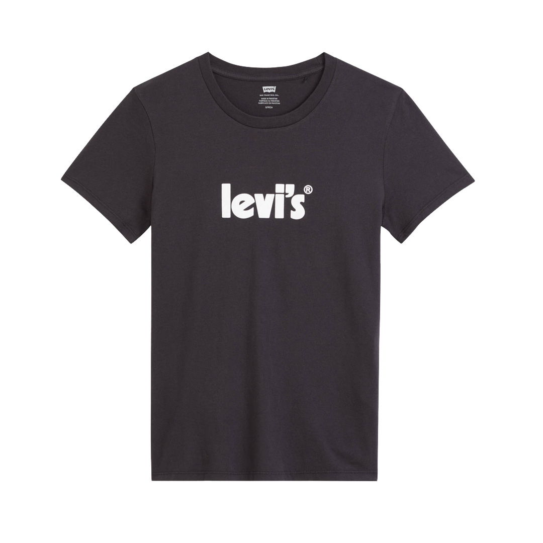 Levi’s® Poster Logo T-Shirt for women in Caviar (17369-1756) 