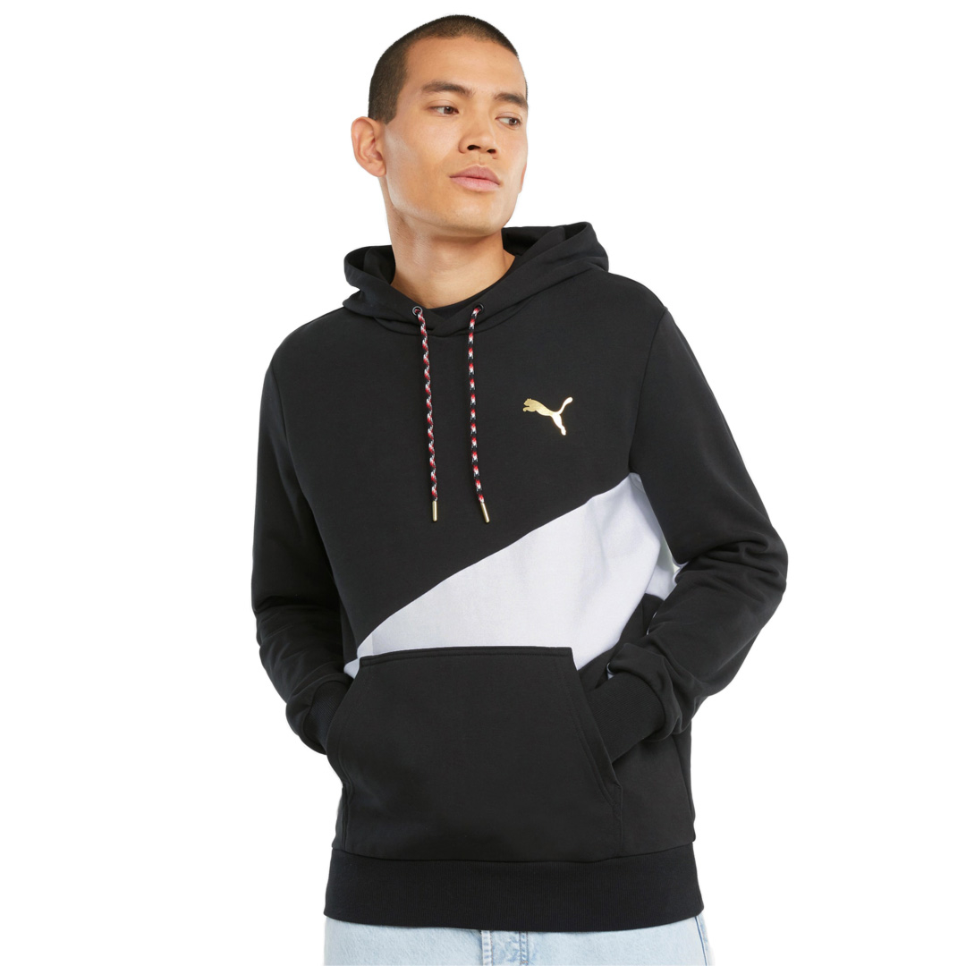 puma black hoodie
