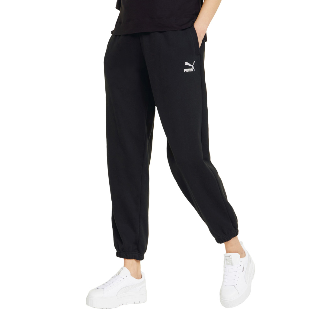 Classics Women's Sweatpants, Puma Black, PUMA Sustainable Fashion