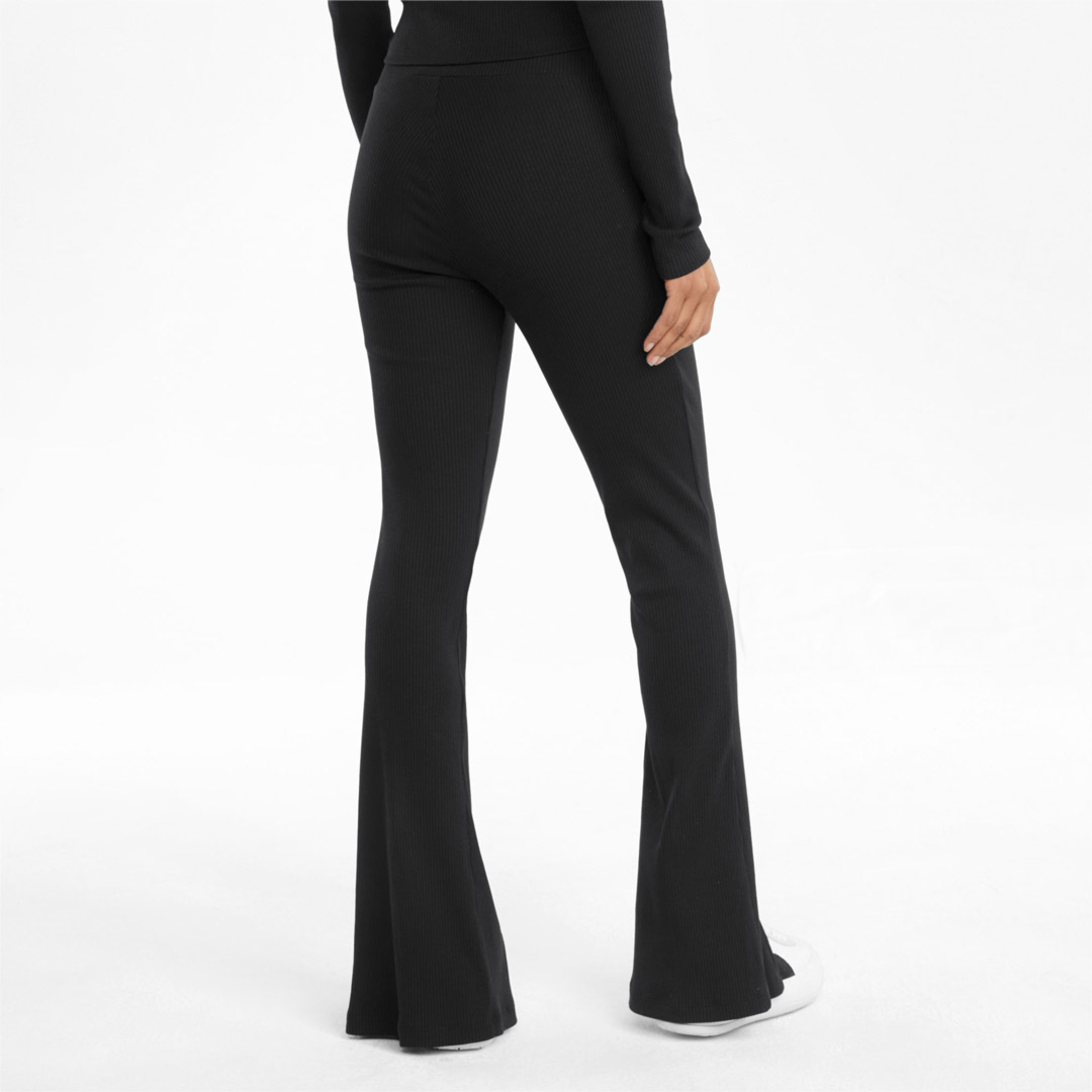 PUMA CLASSICS Flared Pants TR, Black Women's Casual Pants