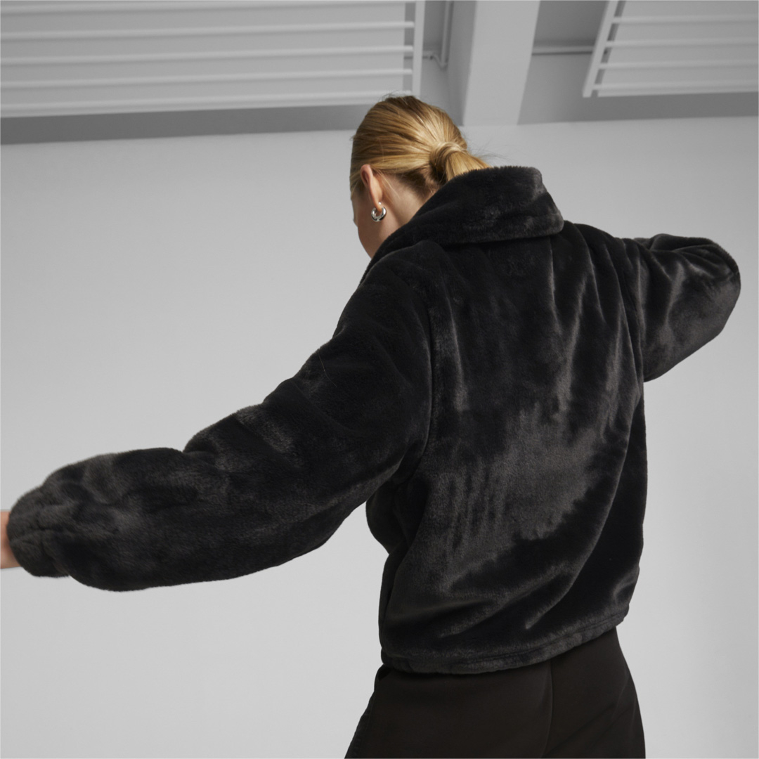 Puma Classics Synthetic Women Jacket - Black (535696-01)

