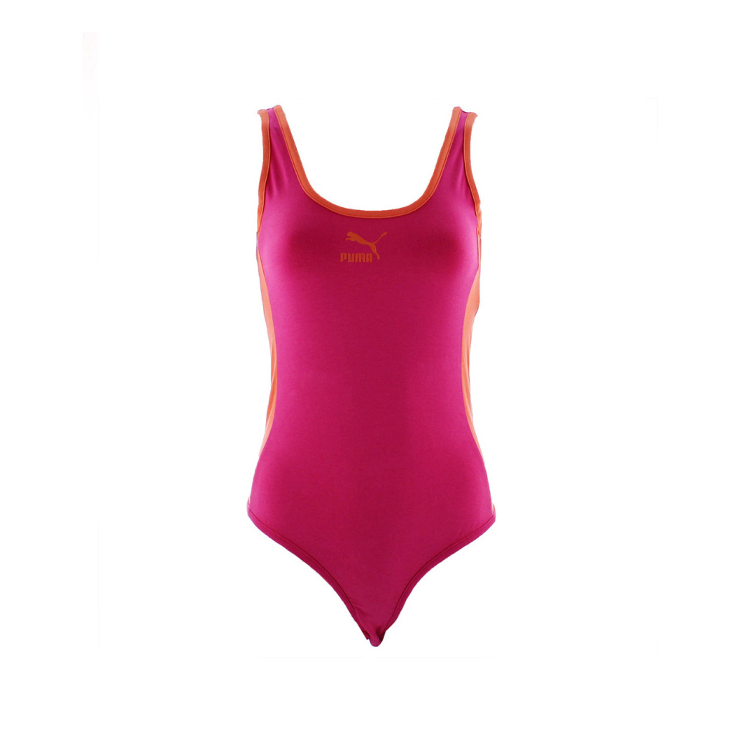 District Concept Store - PUMA Classics T7 Bodysuit - Fuchsia/ Pink