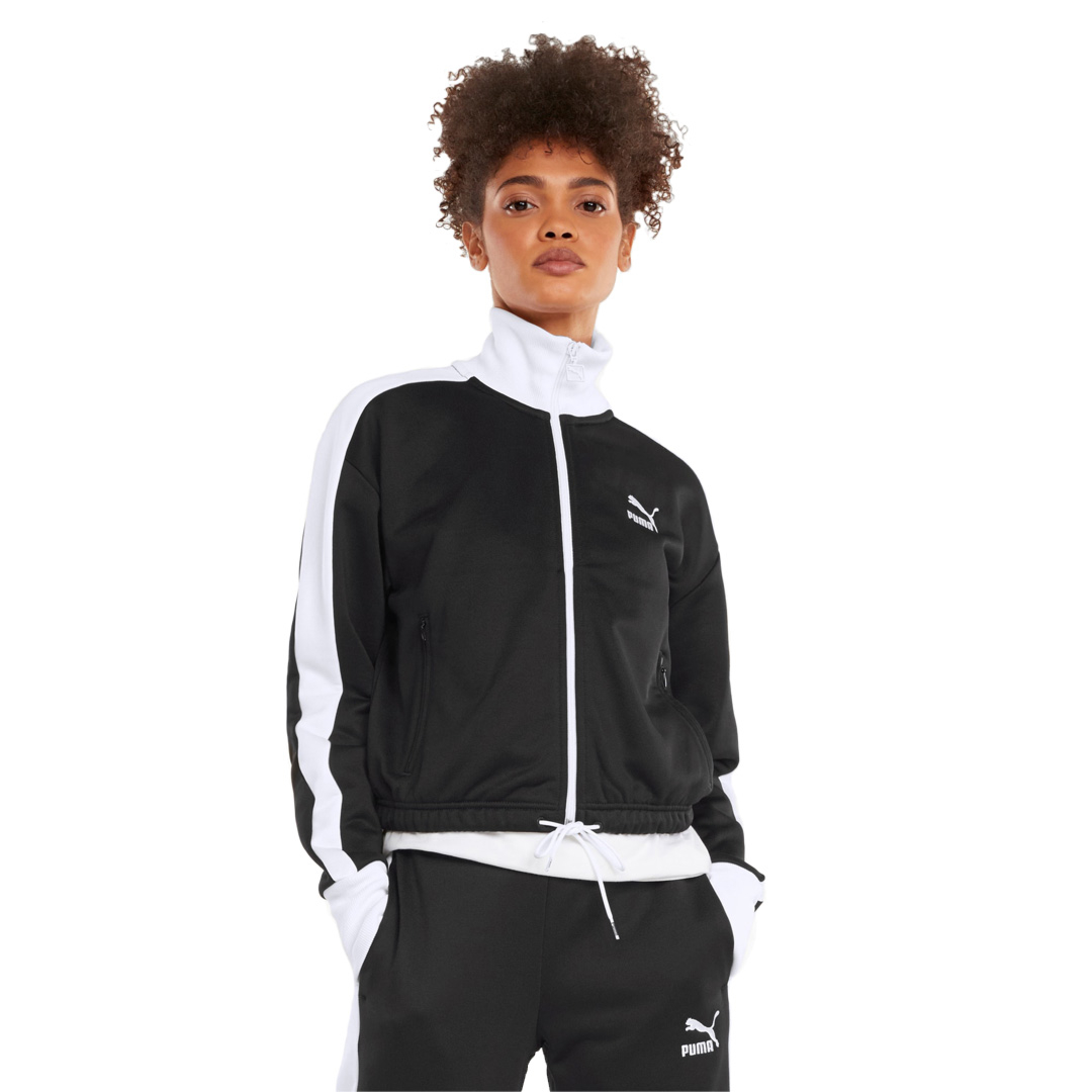 District Concept Store - PUMA Iconic T7 Crop Women Jacket - Black  (531623-01)