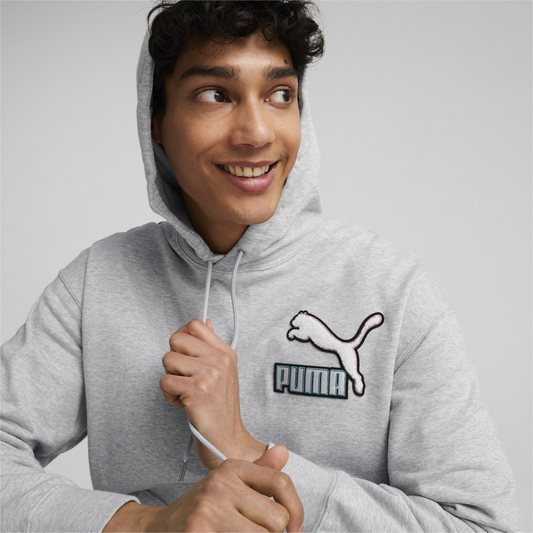 District Concept Store Puma Fandom Men Hoodie Gray Heather