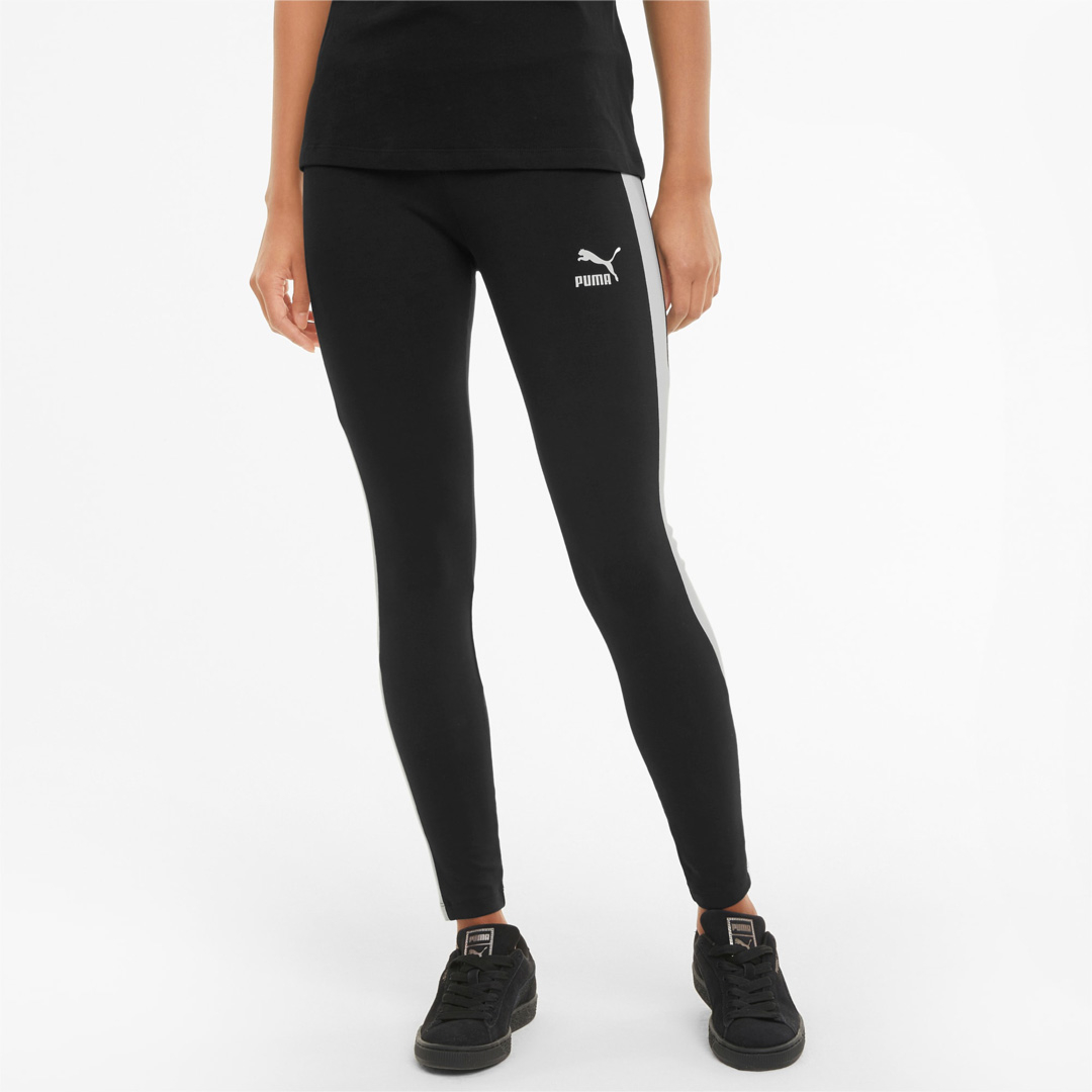 District Concept Store - PUMA Iconic T7 Mid Rise Leggings - Black