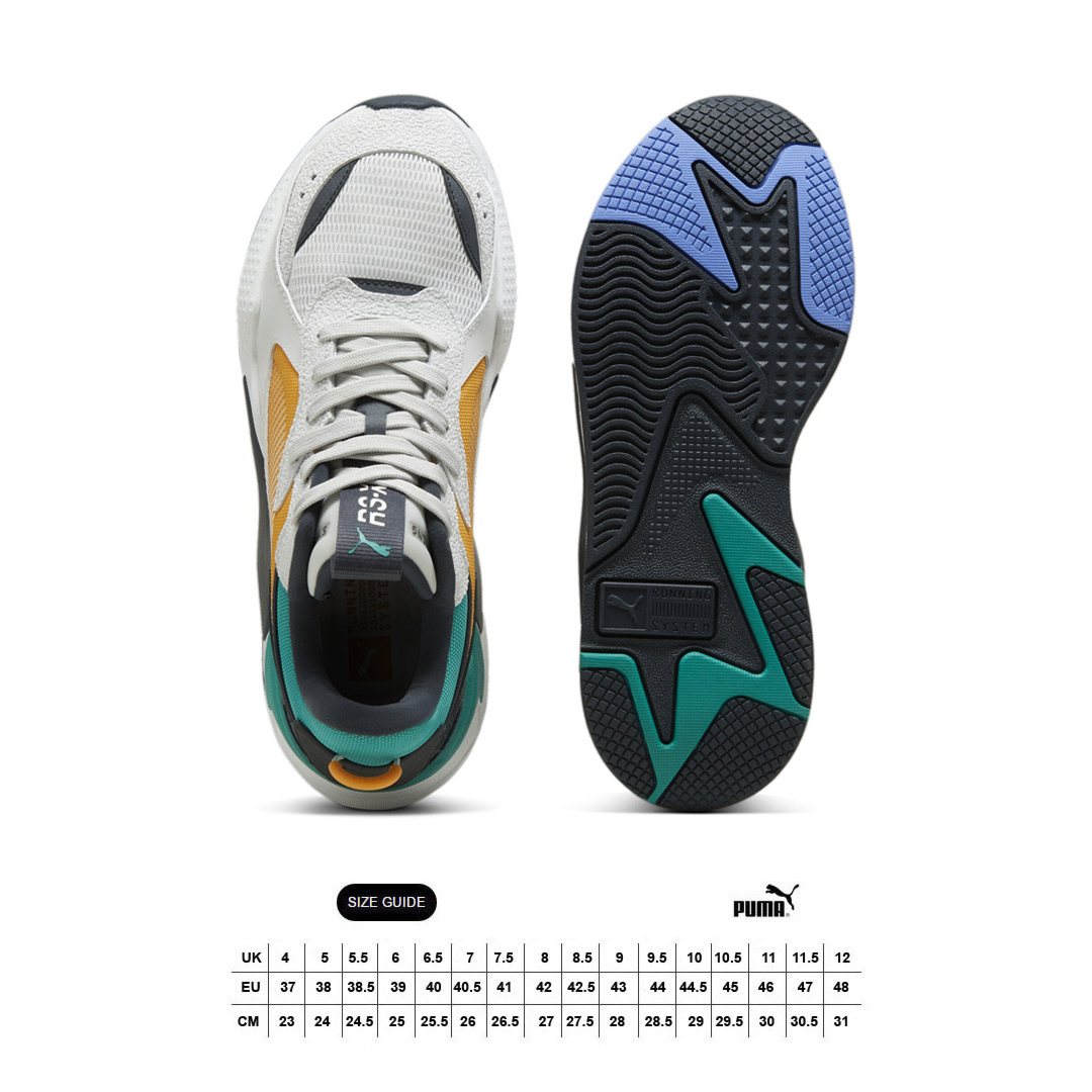 District Concept Store Puma RS X Hard Drive Men s Sneakers Feather Gray Clementine 369818 14
