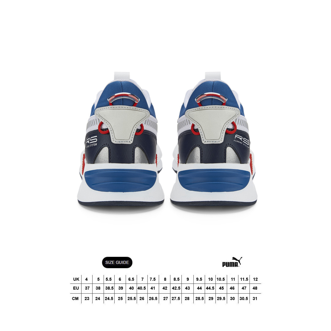Puma RS-Z Core Men Sneakers - White/ Lake Blue (size guide)
 