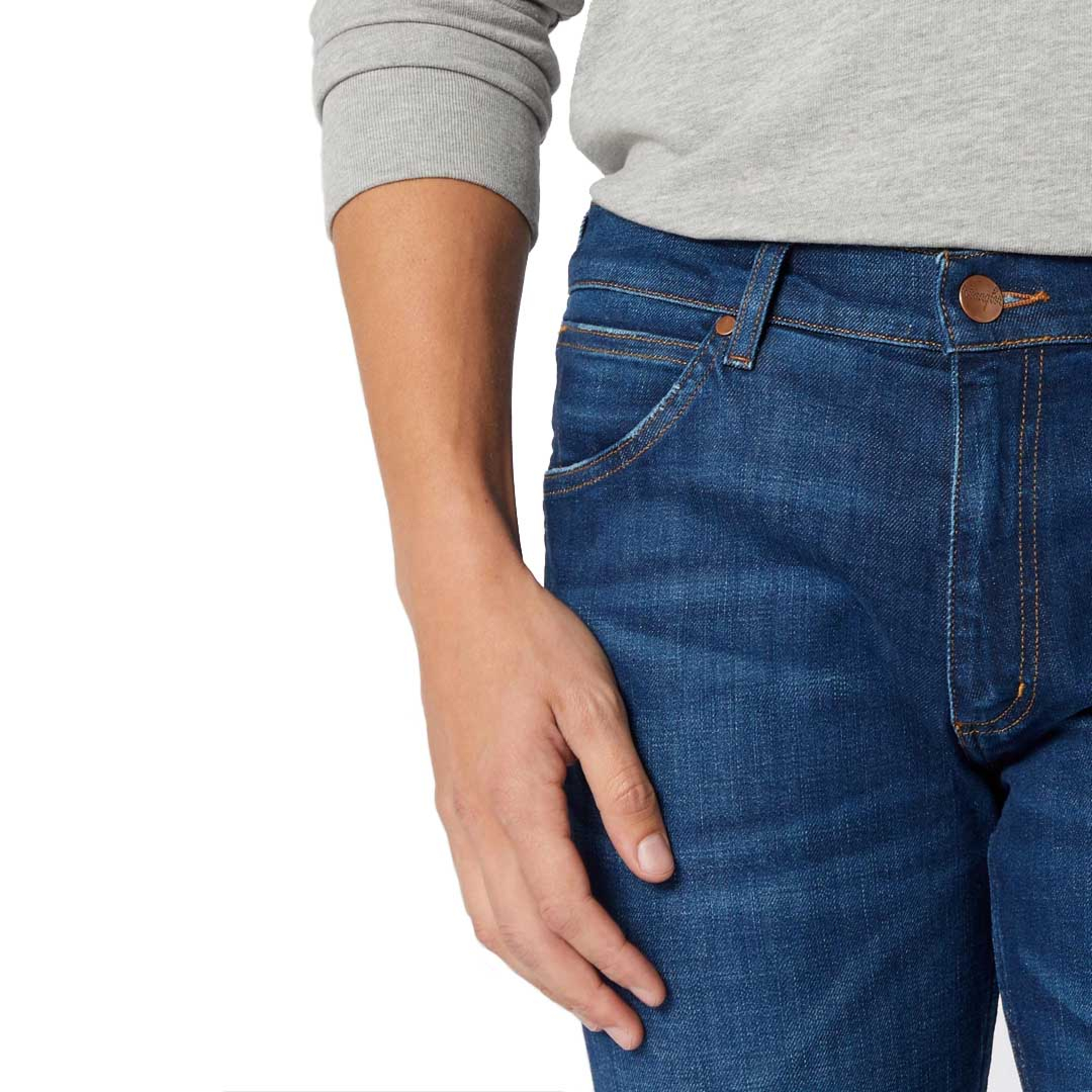 WRANGLER Greensboro Ανδρικο Τζιν Ισιο - For Real (W15Q-CJ-027)