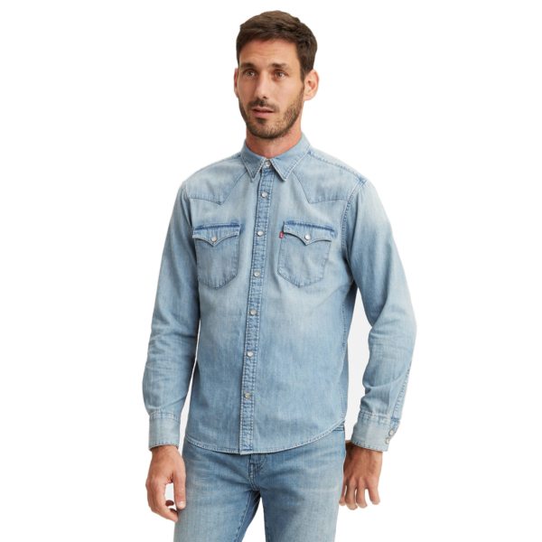 District Concept Store - Levi's® Barstow Denim Standard Shirt - Red Cast  Stone (85744-0001)
